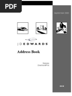 Download JD Edwards -- Address Book by Toronto_Scorpions SN26054472 doc pdf