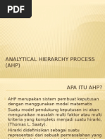 Download Analytical Hierarchy Process Ahp by Fathurrahman Burhanuddin SN260551977 doc pdf