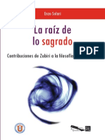 La Rai z de Lo Sagrado Contribuciones de Zubiri a La Filosofi a de La Religio n Solari Enzo PDF