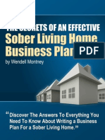 Sober Living Home Business Plan