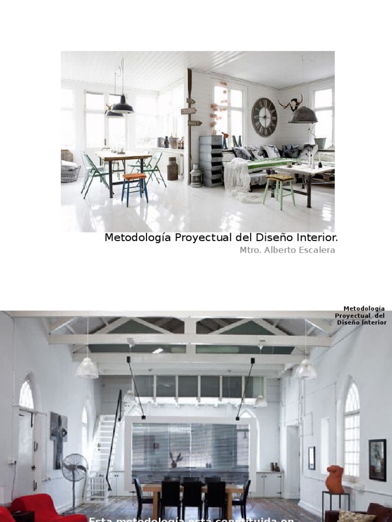 Metodología del Diseño Interior Proyectual | PDF | Diseño de interiores ...