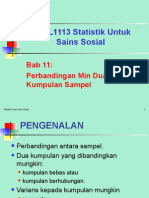 Bab11 Perbandingan Min Dua Kumpulan Sampel