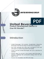 United Beverages: Product Development Genius or One-Hit Wonder?