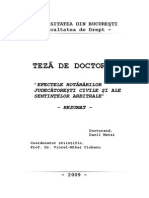 Efectele Hotarariloe Judecatoresti Civile-teza de Doctoreat