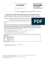 Application of Supercritical Fluid Extraction on Food Processing