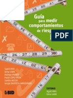 Guia Para Medir Comportamientos de Riesgo