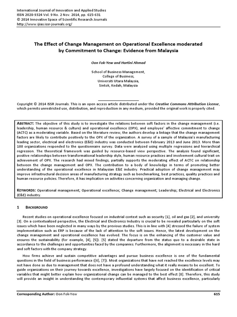 research papers on change management pdf