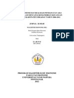 Analisis Potensi Dan Realisasi Pendapatan Asli Daerah Dalam Mencapai Kemandirian Keuangan Daerah Di Kabupaten Sekadau Tahun 2006-2011