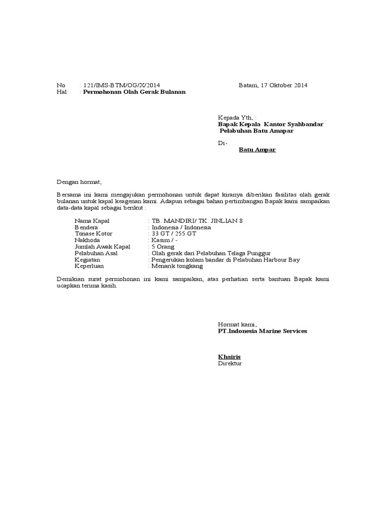 Olah Gerak Bulanan Pdf