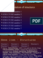 Presentation of Structures