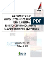 Analisis Ley 20417 Medio Ambiente