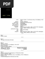 Edward J. Erickson Defeat in Detail- The Ottoman Army in the Balkans, 1912-1913 2003