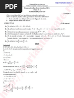 Rezolvare Subiecte Bac Matematica M Mate Info Sesiunea Speciala Olimpici 2014