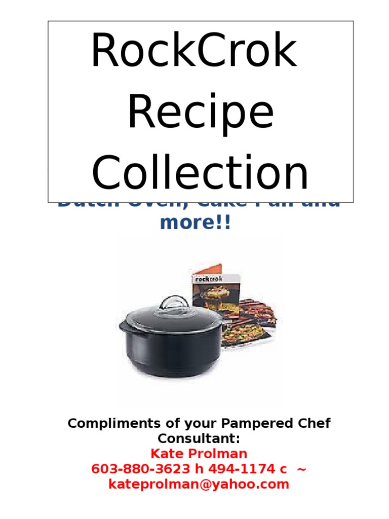 Pampered Chef Rockcrok 4-Qt. Slow Cooker Set