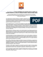 Pronunciamiento de CLADEM Perú Sobre Sentencia de La CIDH A Favor de Gladys Espinoza