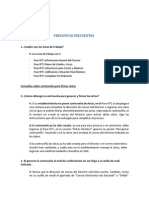 Preguntas frecuentes sobre el proceso de actas