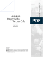 Ciudadanía, Espacio Público y Temor en Chile. Dammert, Karmy y Manzano