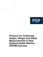 Protocols For Collecting Height Weight Waist Measurements