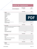 Orçamento Para Casamentos