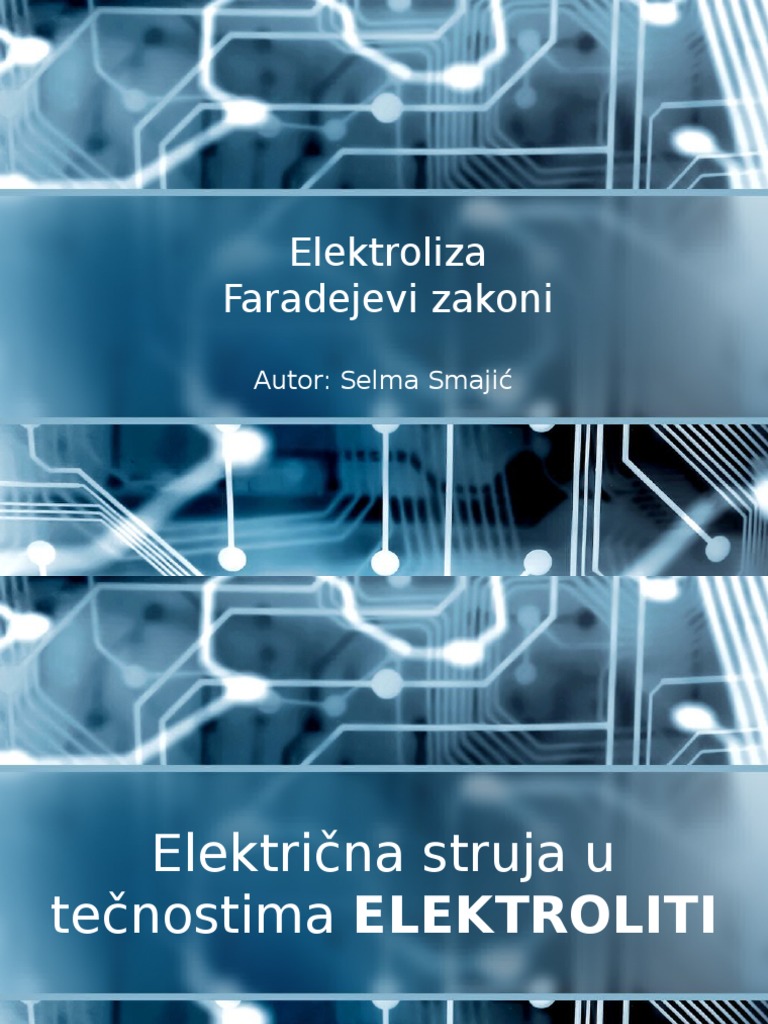 Električna Struja U Tekućinama | PDF