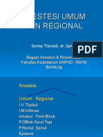 Anestesi Umum Dan Regional