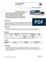 Determination of Mercury in Feathers Using A Direct Mercury Analyzer