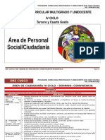 IV Ciclo Personal Social - Ciudadania - Dre Cusco