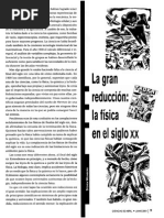 S Weinberg, La Gran Reducción La Física de Siglo XX