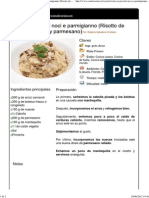 Risotto Ai Porcini Noci e Parmigianno (Risotto de Boletus, Nueces y Parmesano)