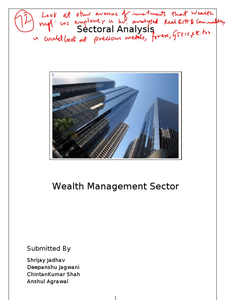 Wealth Management Sector Analysis | PDF | Stock Market | Stocks