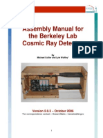 Assembly Manual For The Berkeley Lab Cosmic Ray Detector: Version 2.0.3 - October 2006