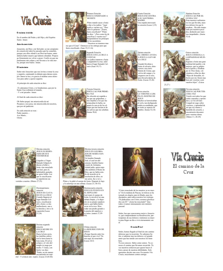 Via Crucis Breve Divina Misericordia Via Crucis Citas Bíblicas - Blog de La Divina Misericordia | Stations