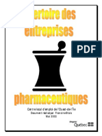 Repertoire Des Entreprises Pharmaceutiques