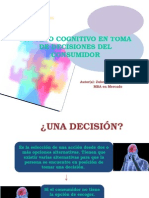 Proceso Cognitivo Decision Compra Consumidor