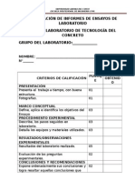 Calificacion de Informes