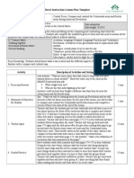 5 Grade: Direct Instruction Lesson Plan Template