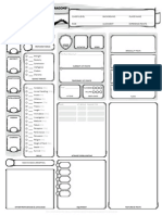 5E D&D Basic - Character Sheet (Form)