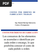 Costeo Por Ordenes de Fabricacion Trabajo Clase 7 15478