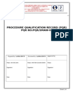 Procedure Qualification Report