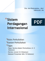 Sistem Perdagangan Internasional - Pengantar