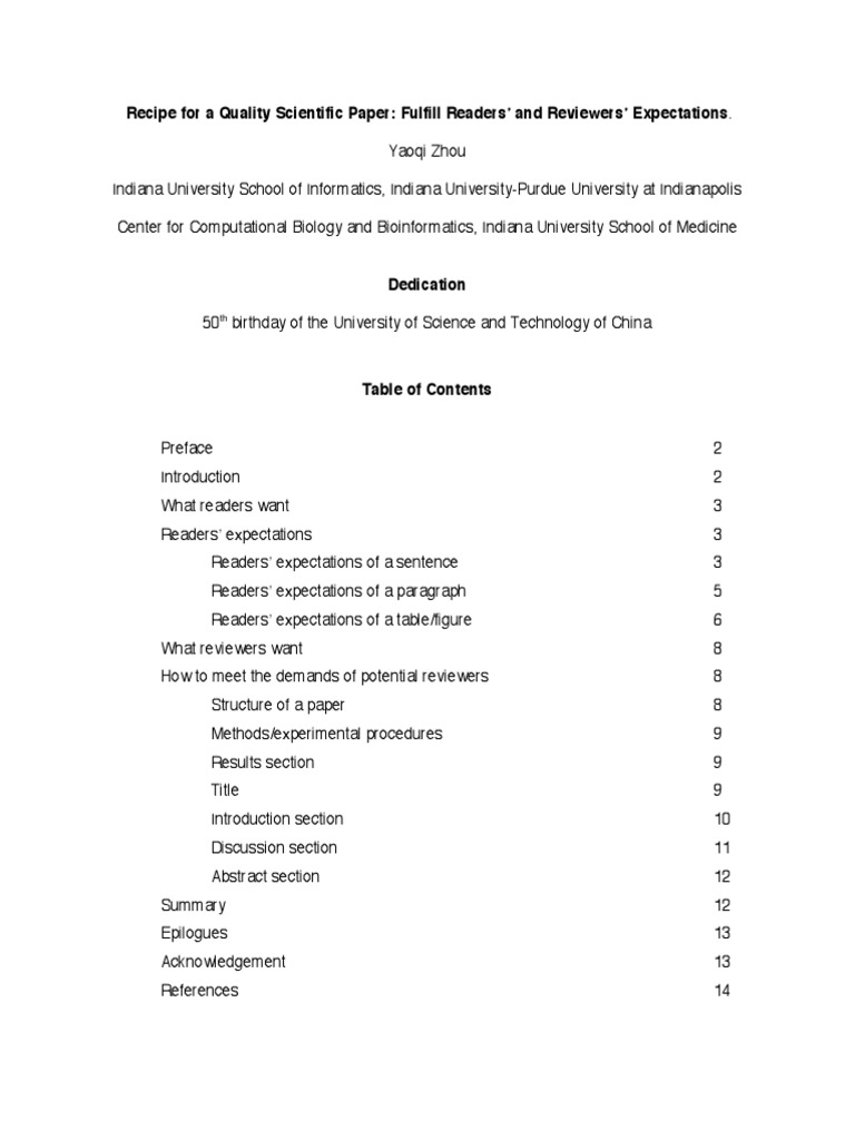 Writing Effective Scientific Papers | PDF | Biomolecular Structure ...
