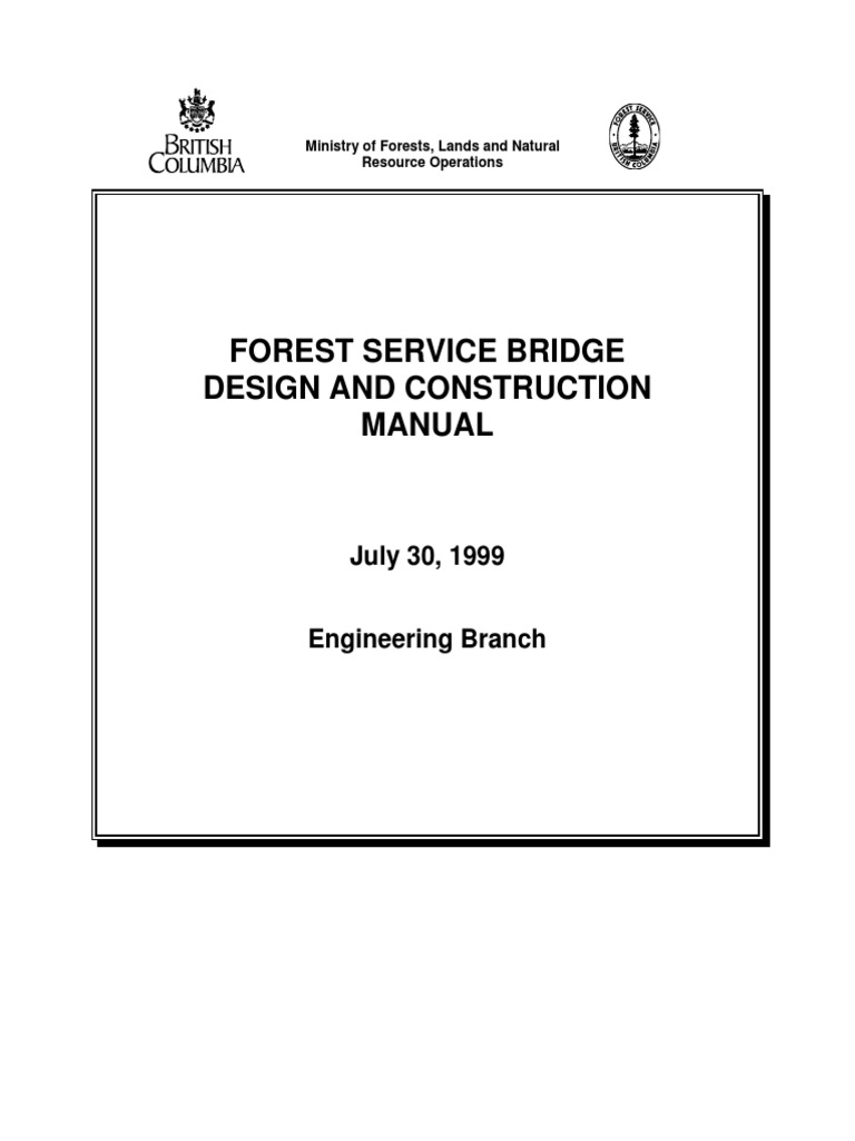 Bridge Manual PDF Deep Foundation Precast Concrete