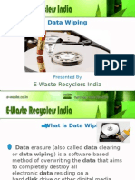 Data Wiping: E-Waste Recyclers India