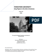 Southwestern University: Brown Working Papers in The Arts & Sciences