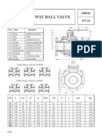 3 Way Ball Valve: No Part Material 1 2 3 4 5 6 7 8 9 10