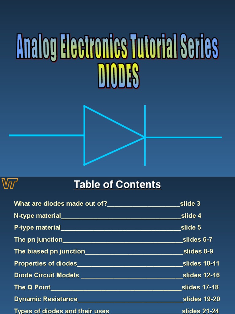 Diodes notes PN Junction Diode Free 30day Trial Scribd