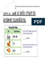 Unit 2: Use A Tally Chart To Answer Questions