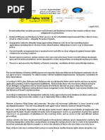 Israeli Authorities Escalate Pressure On Eritreans and Sudanese To Leave The Country With No Clear Safeguards or Protections