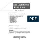 Bovine Lactoferrin ELISA Kit