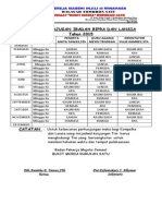 Jadwal Kunjugan Ibadah Bipra Dan Lansia